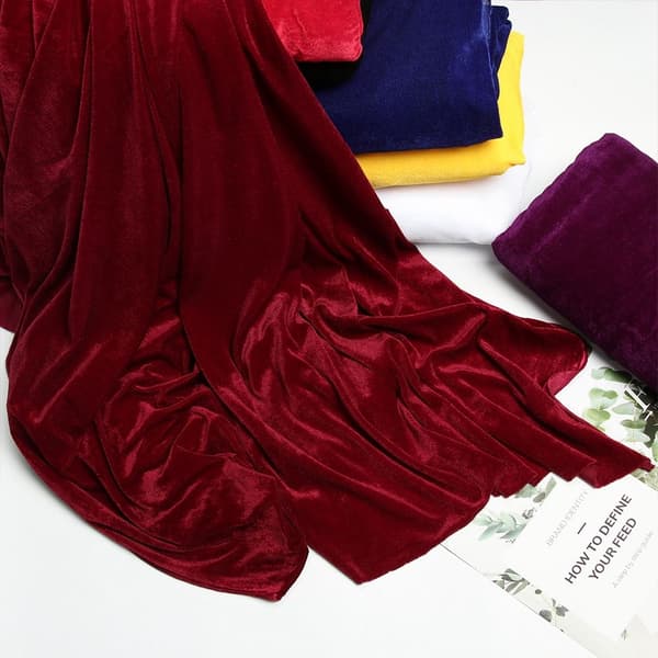 Krossad sammetstyg Velour Material Bordsduk 10