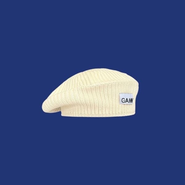 Stickad Baskermössa Varm Cap KHAKI khaki