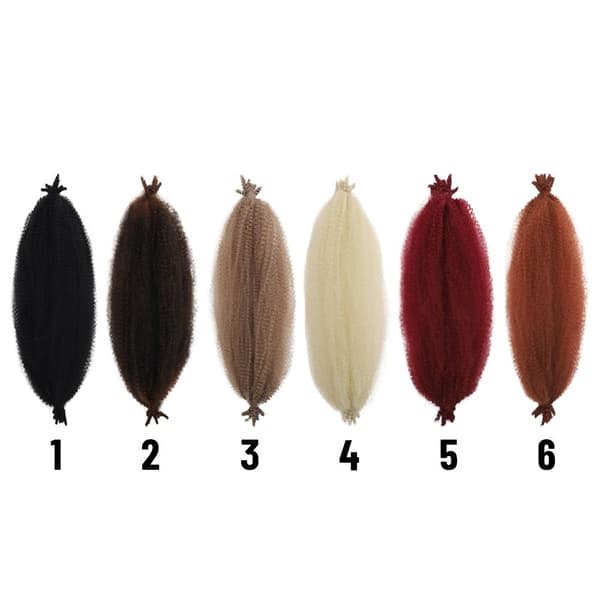 Lockigt hår Peruk Corn Silk Curls 3 3 3