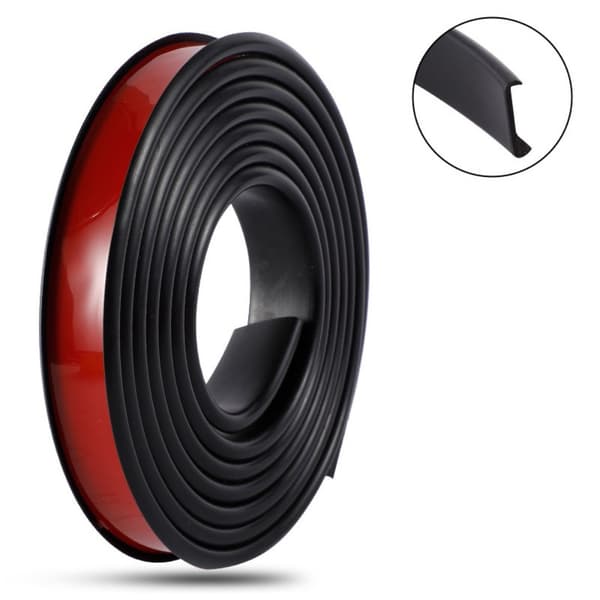 5M 18mm Selvklæbende Kanttape Møbelbeskyttelse Sort black