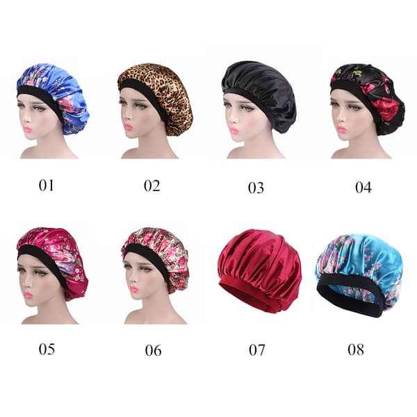 1PC Satin Bonnet Sleep Cap 04 04 04