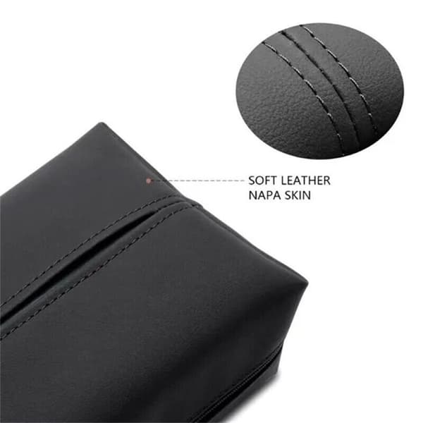 Car Tissue Box Papir Serviettetui GRÅ grey