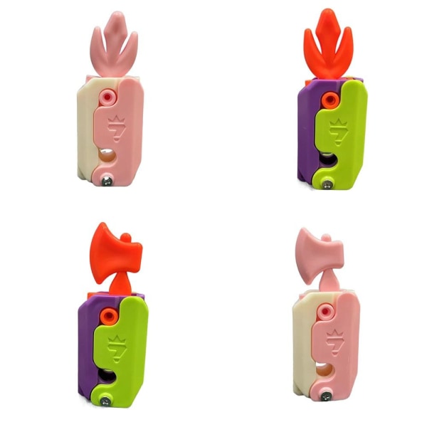 Gravity Carrot Toy Dekompressionsleksak GREEN AXE green ax-ax