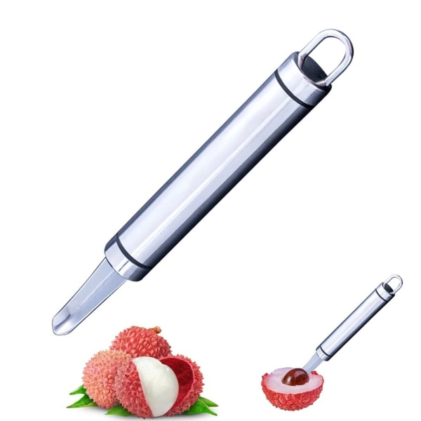 2 stk Longan Lychee Corer Skræl fjernelse af frugt og grøntsager 2Pcs