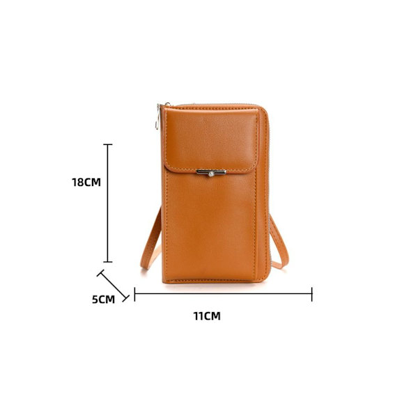 Telefon Crossbody Bag RFID Anti Theft Veske BLÅ Blue