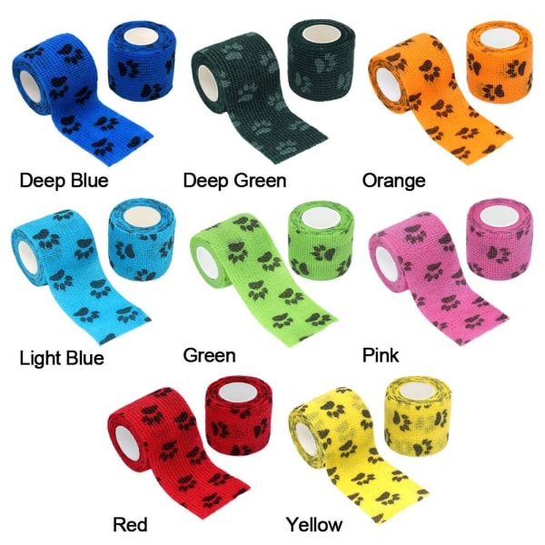 8st 4,5m Sport Elastiskt bandage DJUPBLÅT Deep Blue