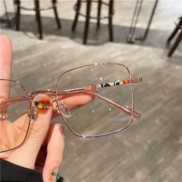 Anti-Blue Light Lasit Ylisuuret silmälasit ROSE GOLD ROSE GOLD Rose gold