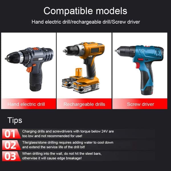 Drill Bits Triangle Bit Tool 10MM 10mm