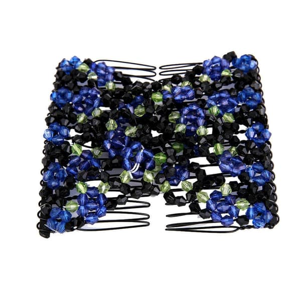 2 ST Dubbla Hårkam Hårkammar Clips Magic Beads