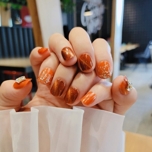 French Fake Nails Christmas False Nail F84 F84 F84