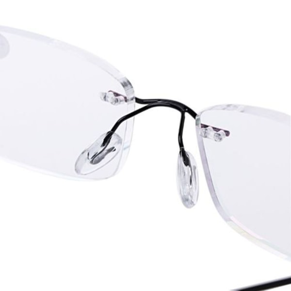 Lesebriller Brille Minne Titan SVART STYRKE-100 black Strength-100