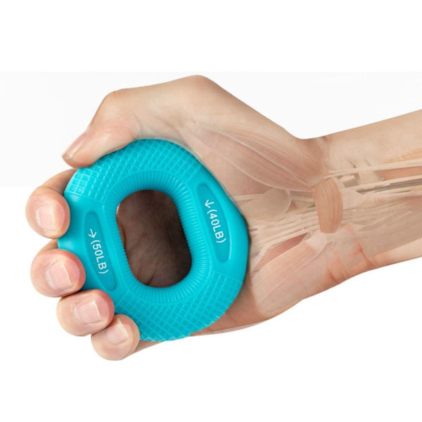 Silikon Handgrepp Hand Expander BLÅ blue