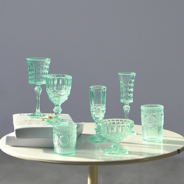 7 kpl Dollhouse Water Cup Miniatyyri viinilasi 5 5 5