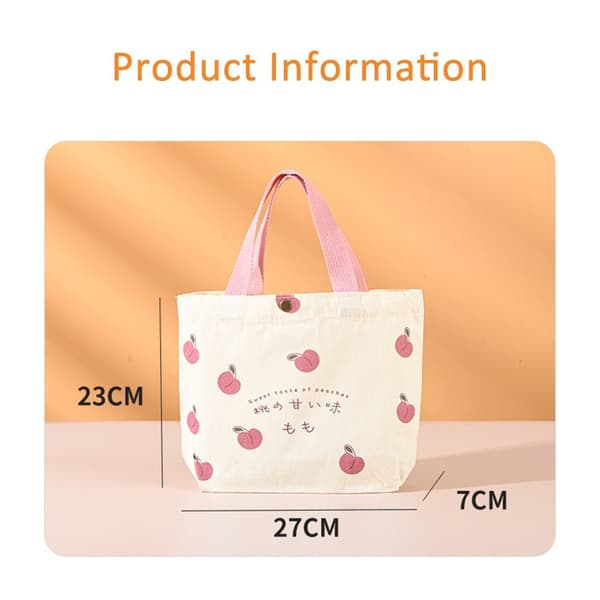 Lærred Tote Bag Mini Håndtasker SORT SORT Black