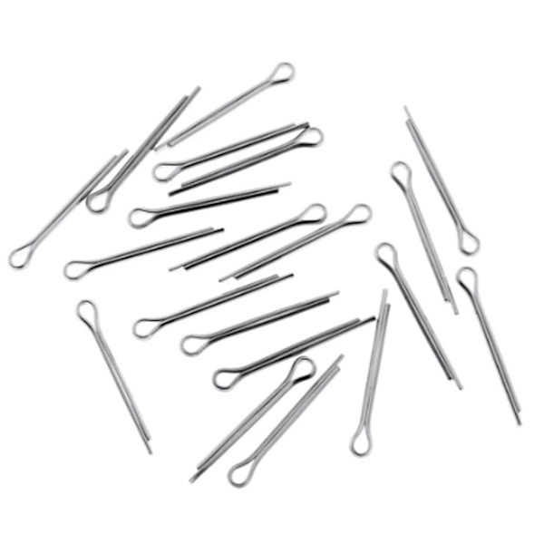 40 stk Sykkel Skivebrems Låsstifter Splittstift Splint Silver