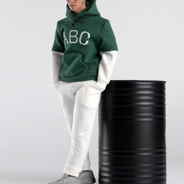 1/6 Miniaturetøj Soldat Casual Bukser SORT Black
