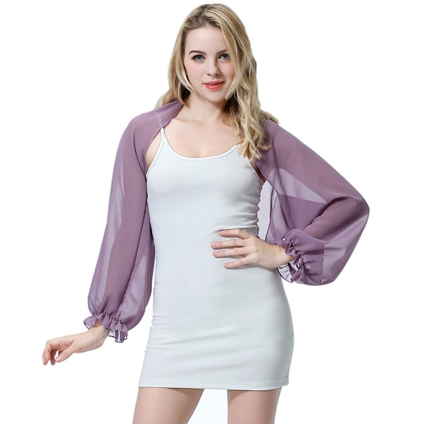 Raglan ärm Öppet cover LILA Purple