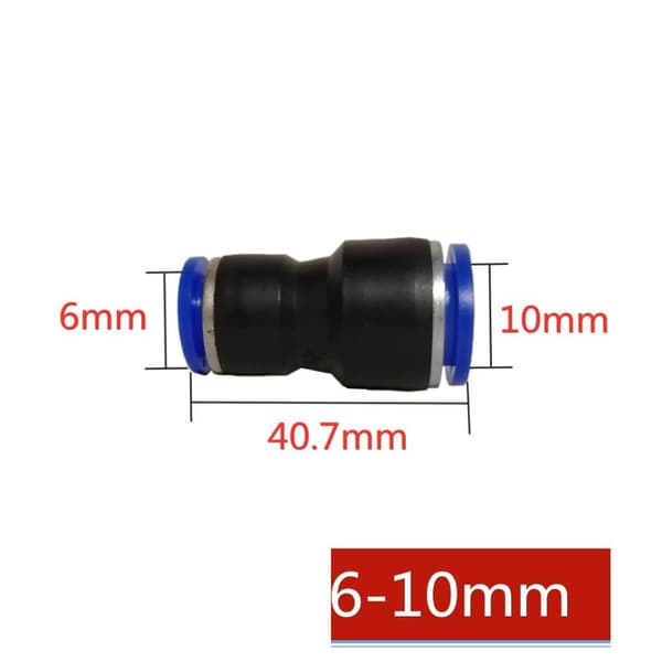 10-pack Reducer Push to Connect Fitting rakt kopplingsrör