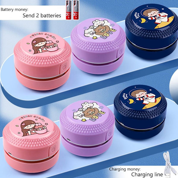 Desktop Dammsugare Desktop Dammsugare ROSA USB LADDNING Pink USB Charging-USB Charging