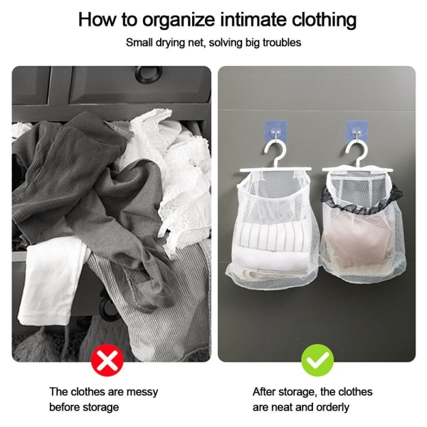 2 ST Tvättförvaring Nätkläder Organizer STIL 2 STIL 2 Style 2