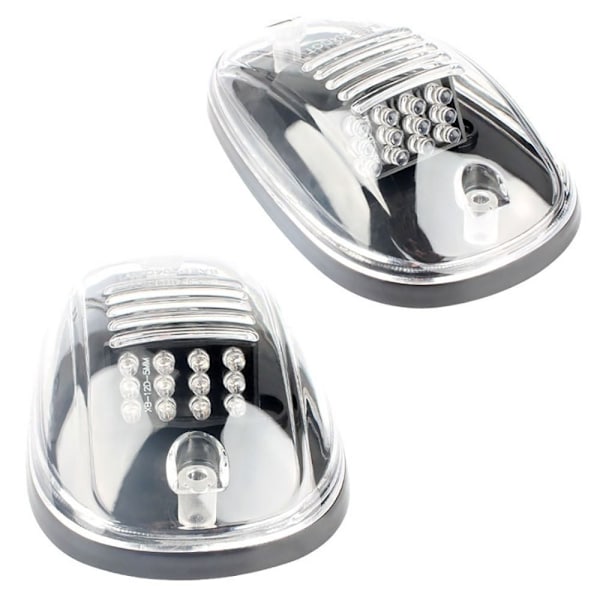 5 stk LED førerhuslys Lastebil førerhuslys SVART black