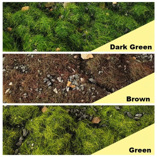 50g Ground Turf Stone Simulation Vegetation Powder BROWN brown