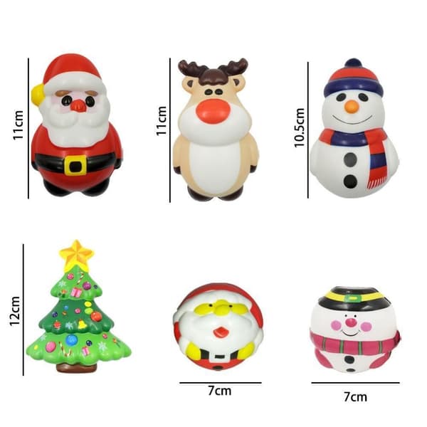 Jumbo Soft Squeeze Långsamt stigande Julklapp Stress Relax Barnleksaker
