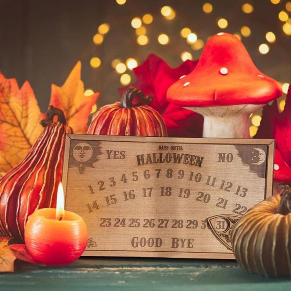 Halloween Calendar Countdown Board Advent Countdown Calendar