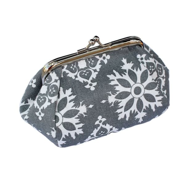 Lyhyt lompakko Wome Lady -lompakko HARMAA Grey