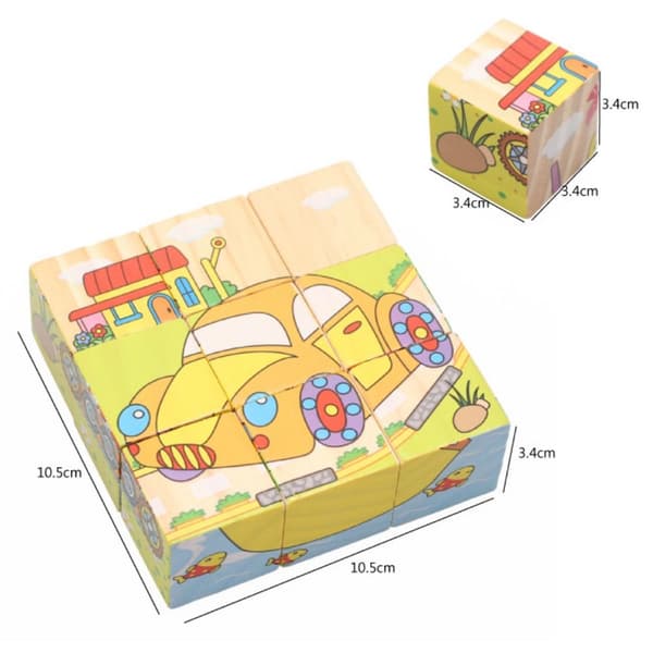 Puslespil Legetøj Jigsaw 2 2 2