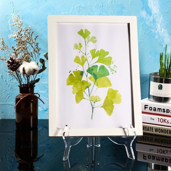 4 stk Transparent skjermstativ i plast Gjennomsiktig oppbevaringsstativ 4 pcs