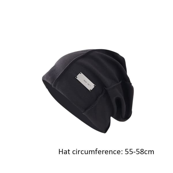 Høst Vinterlue Bonnet Caps SVART Black