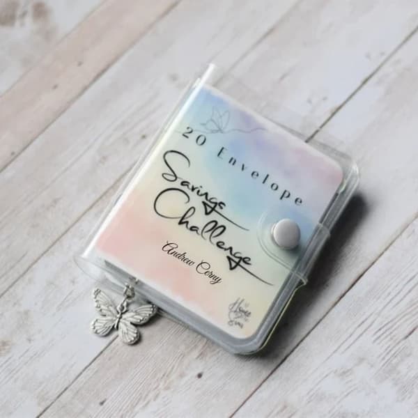 Savings Binder 20 Week Savings Challenge SUN SUN Sun