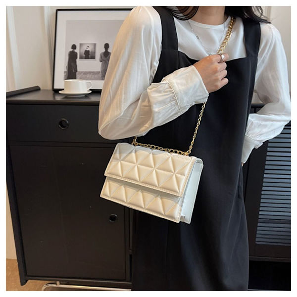 Chain Crossbody Bag Axelväska BRUN brown