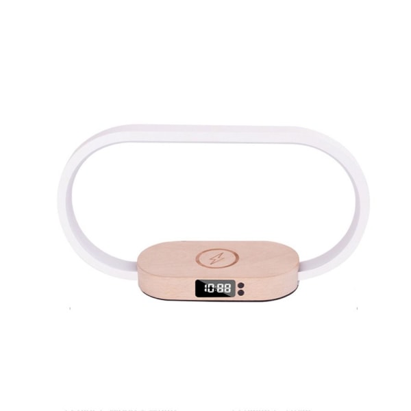 Nattbordslampe Trådløs Lader 5 Farger Touch Control