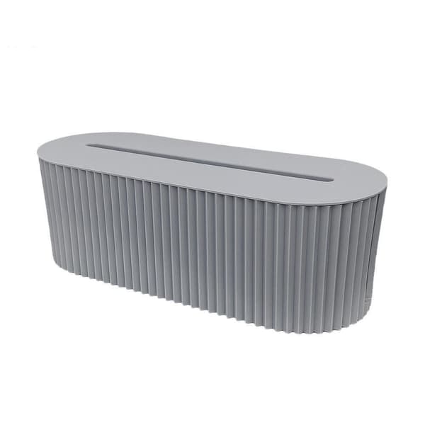 Plug Board Desktop förvaringsbox Cordboard Desktop Organizer BLÅ Blue