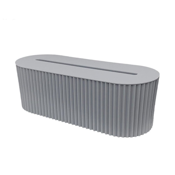 Plug Board Desktop Oppbevaringsboks Cordboard Desktop Organizer BLÅ Blue
