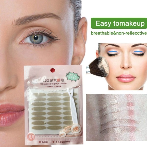 3påsar/ set Double Eyelid Tapes Stickers Invisible OLIVE OLIVE Olive