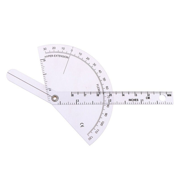 3 kpl Finger Goniometer Protractor kulman viivain 3Pcs
