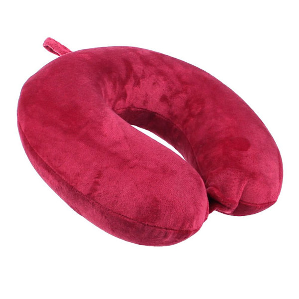 Resekudde Memory Foam RÖD red