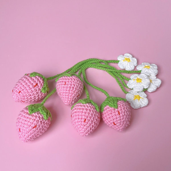 2kpl Strawberry Auton Riippuva Auto Decor VILLA purple