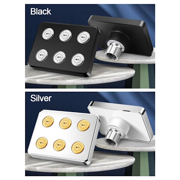 Duschhuvud Duschmunstycken SILVER silver