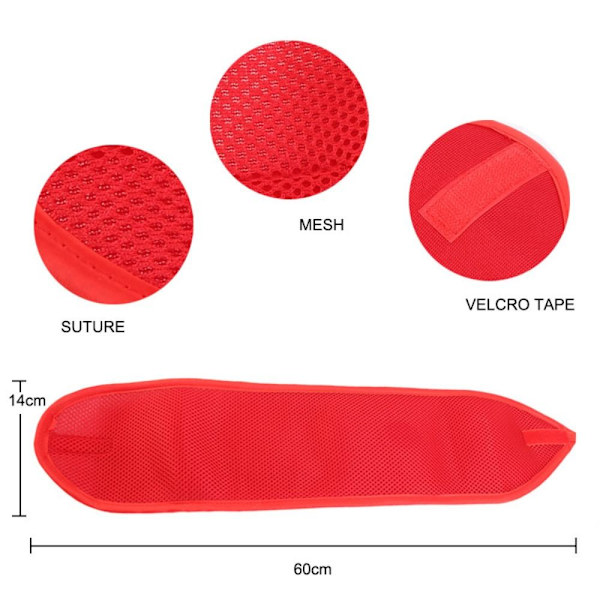 Foam Mesh Wrap for kvinner RØD Red