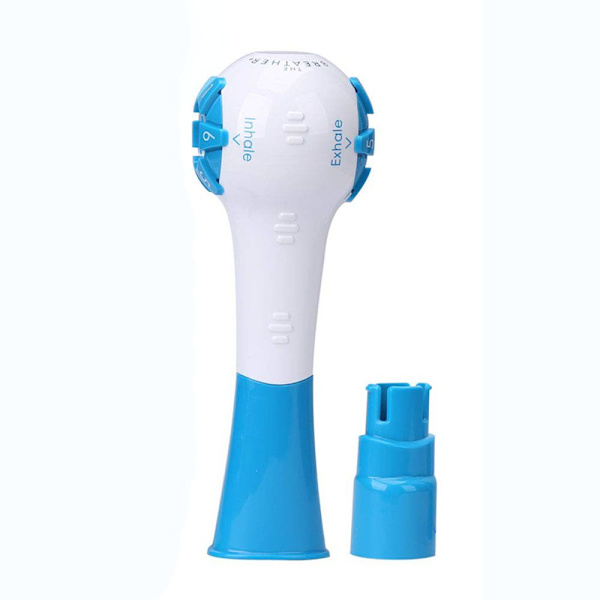Natural Breathing Lung Recovery Exerciser Trainer blue