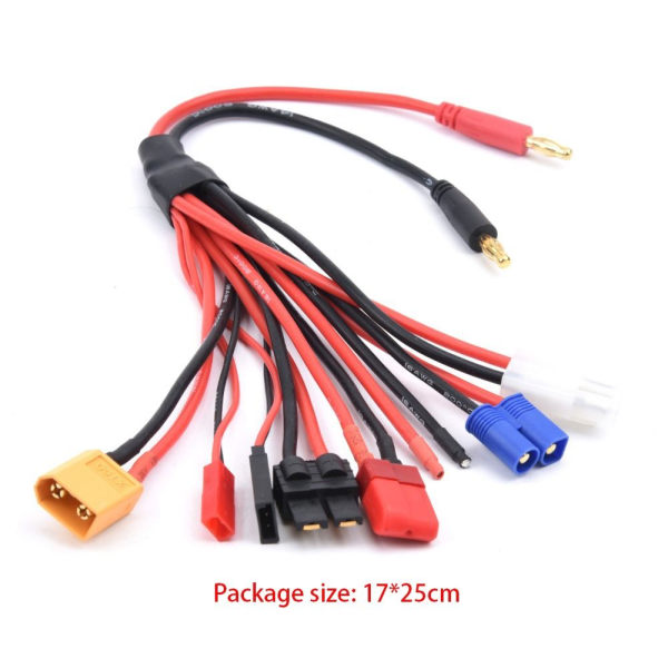 Lader Splitter Ladeadapter RC Lipo batterikabel 19 in 1