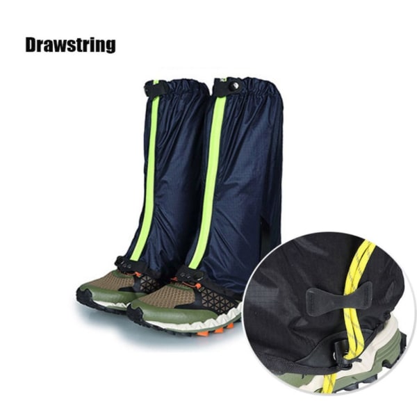 Ben Gaiters Snow Boot Shoe MARINBLÅ DRAWSTRING DRAWSTRING Navy Blue Drawstring-Drawstring