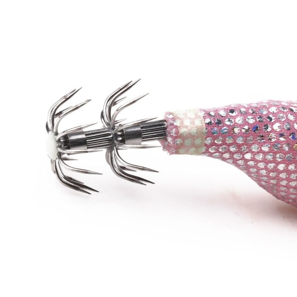Träräkor lockar Bläckfiskkrok Octopus lockar 3pcs-Color random