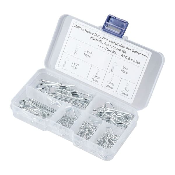 100 kpl Lukitussokka Set R-klipsit