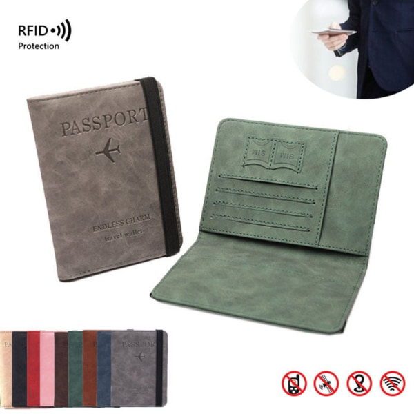 RFID Passholder Passport Bag KAFFE coffee