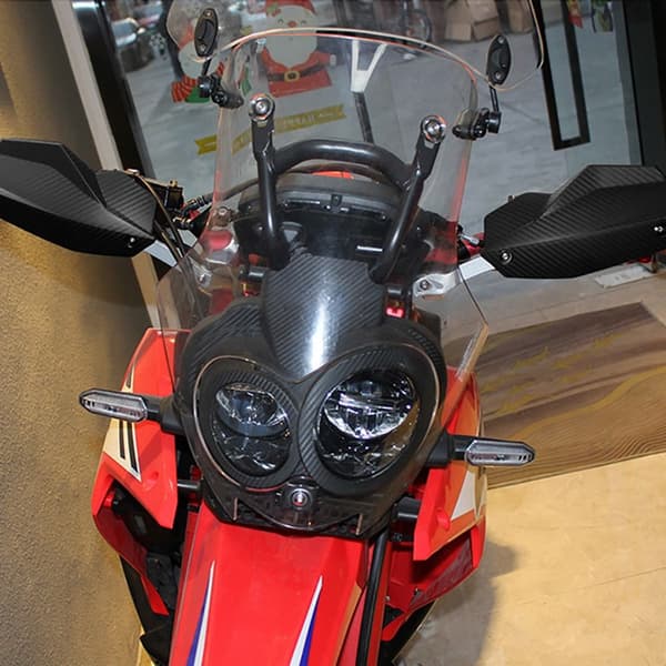 Motorcyklar Handskydd Styre VIT white